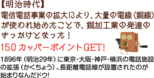 カッパーヒストリーツアーズ トピックス