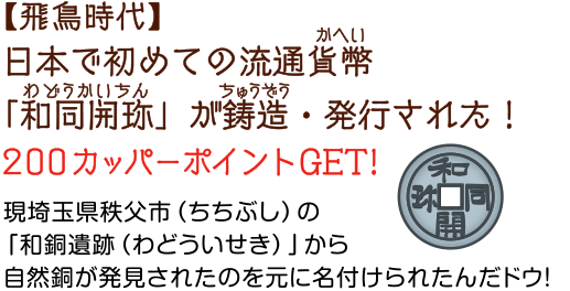 カッパーヒストリーツアーズ トピックス