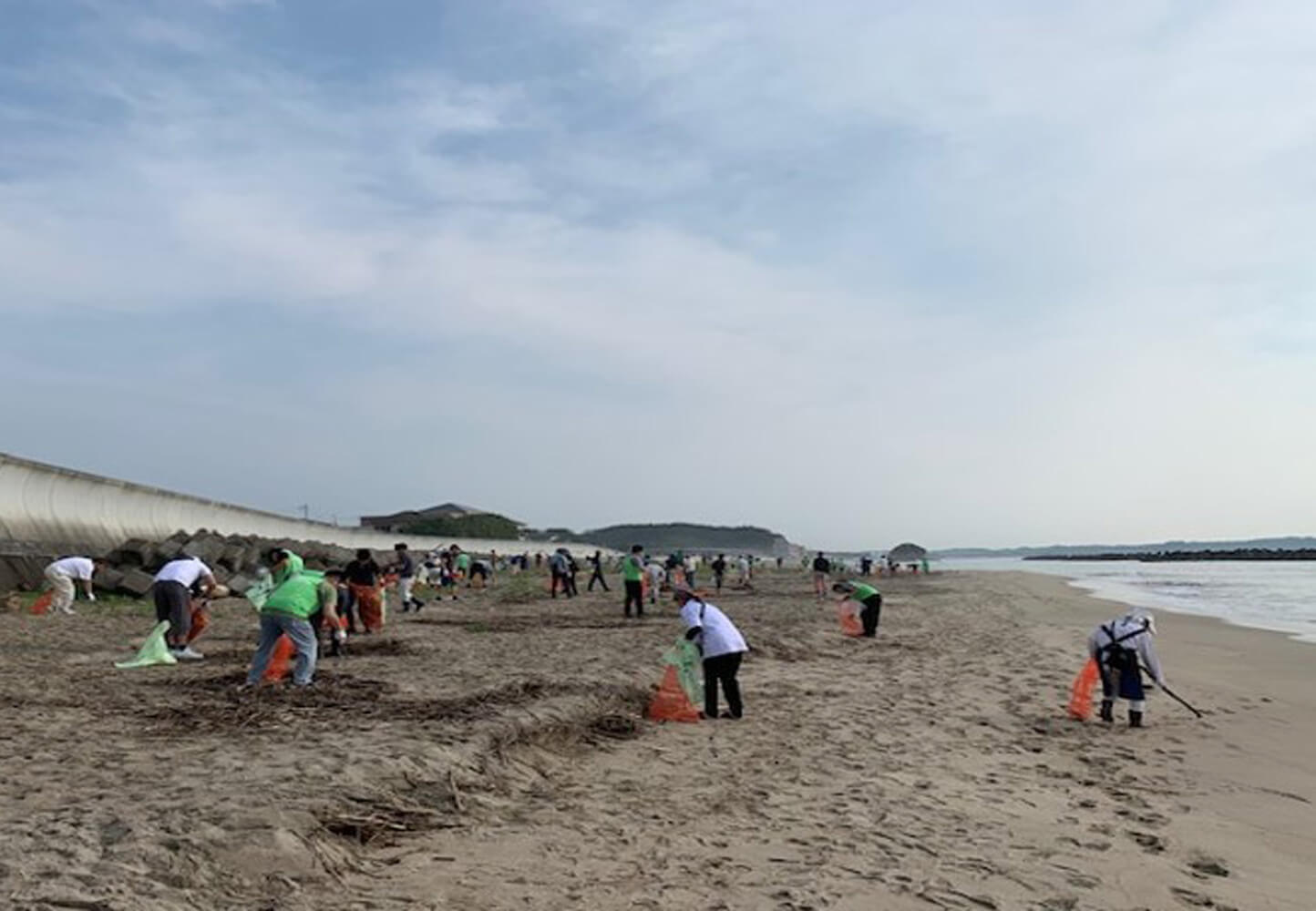 Cleanup Activity at the Isohara Coast 1