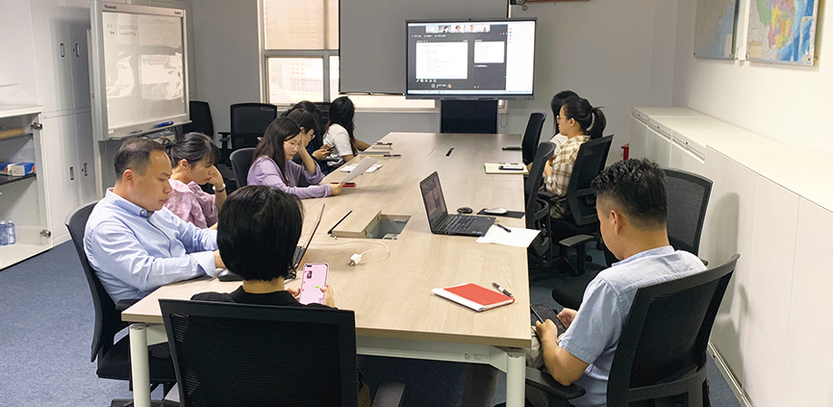 Training at Shenzhen Nikko Shoji Co., Ltd.