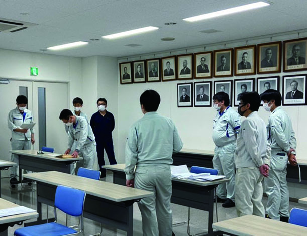 Practical exercises during a remote education session