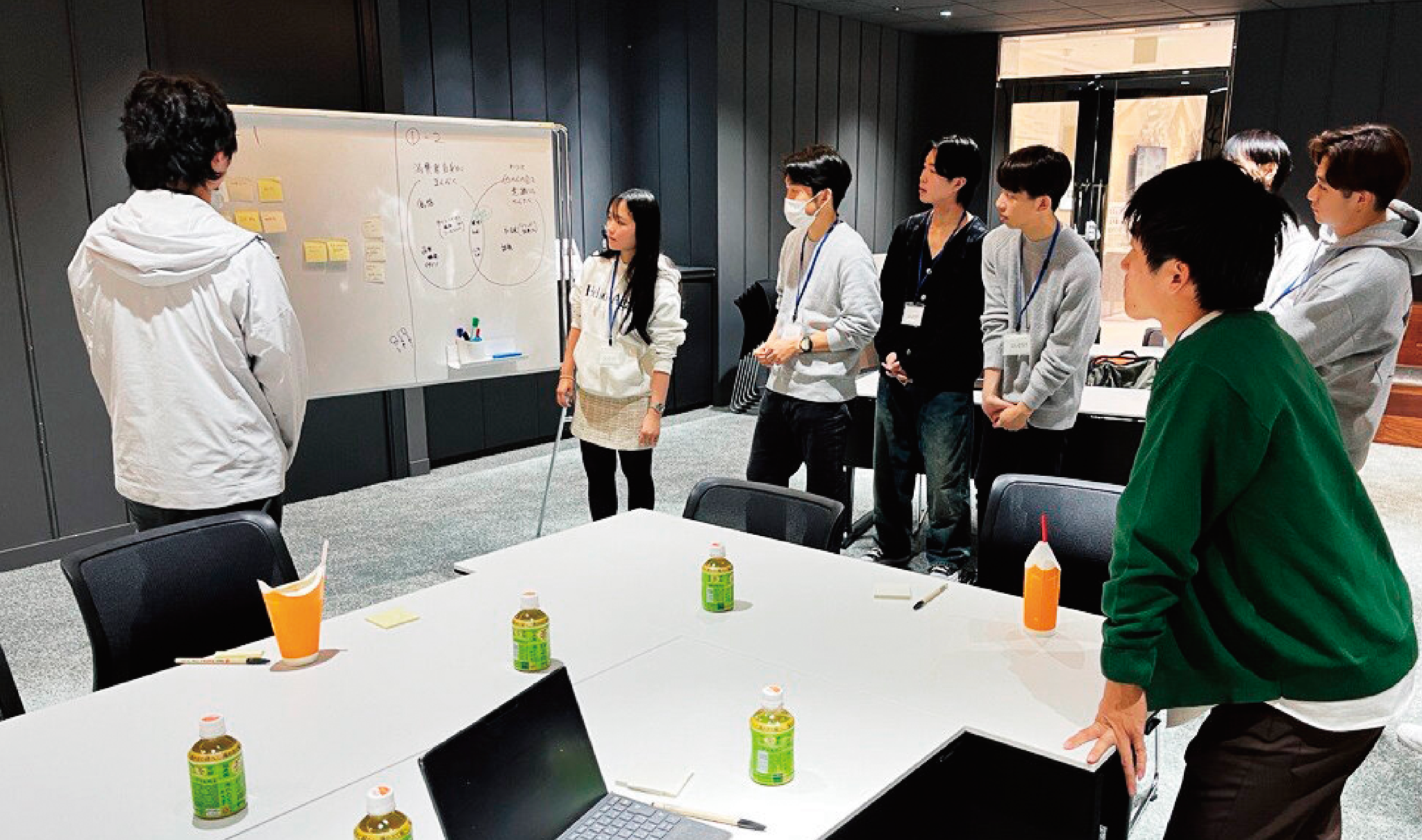 Discussions during the workshop