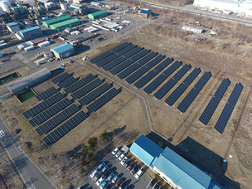 JX金属苫小牧ケミカル株式会社で再生可能エネルギーを創出