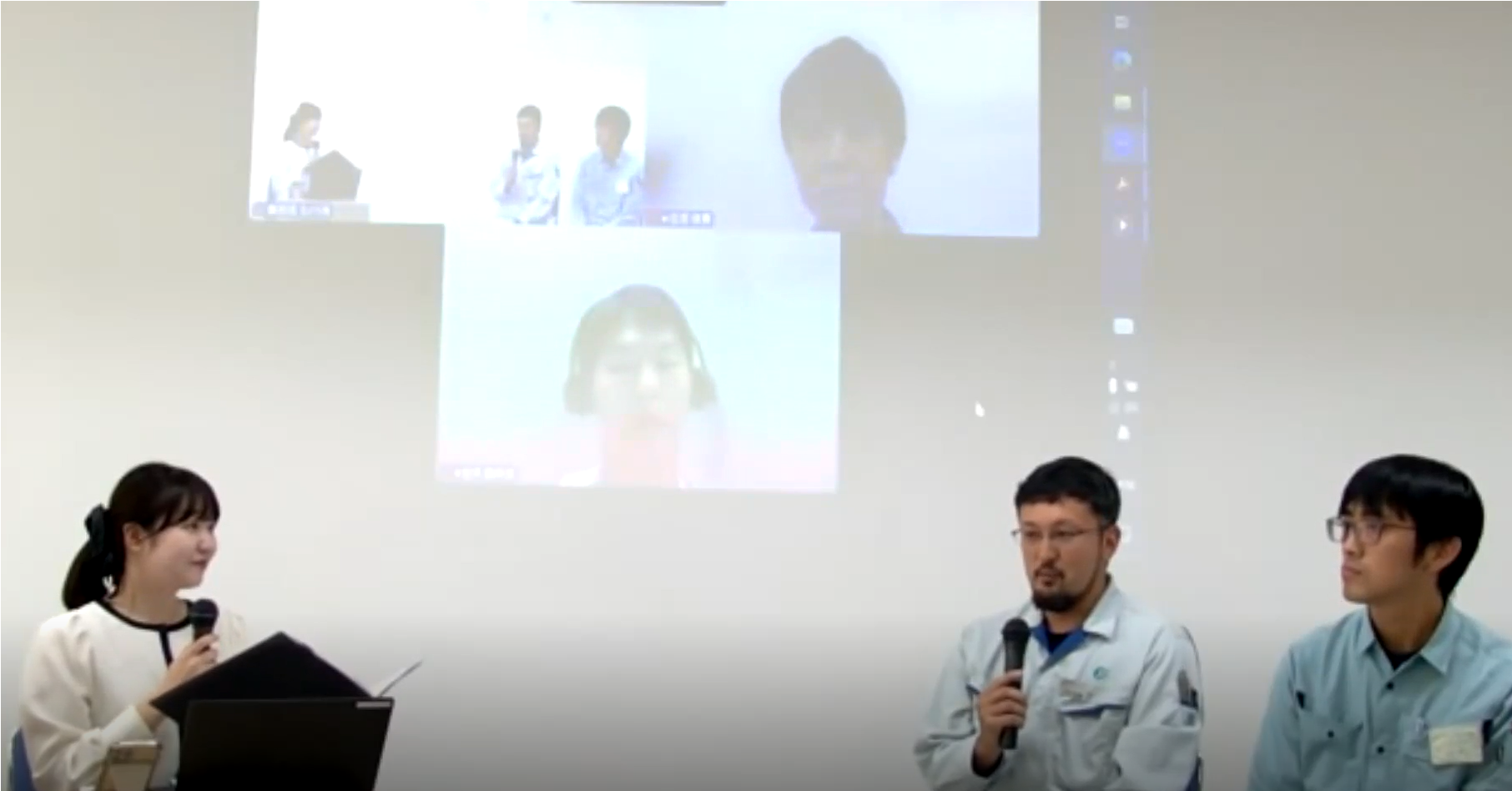 工場に勤務する男性技術系社員から育休や仕事と育児両立の現状について共有されました