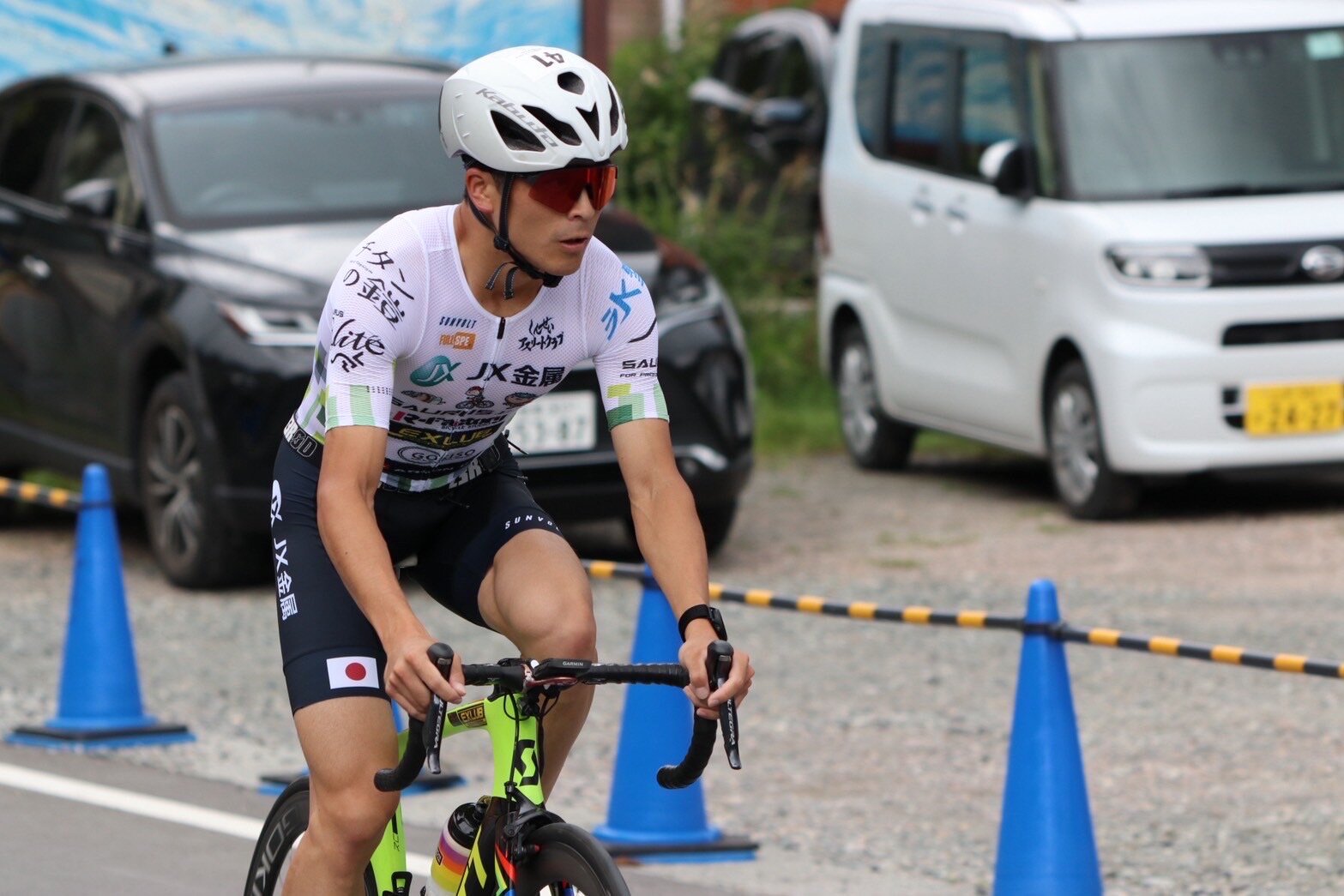 レース中の様子（バイク）