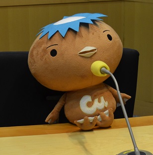 ラジオCM収録中のカッパーくん