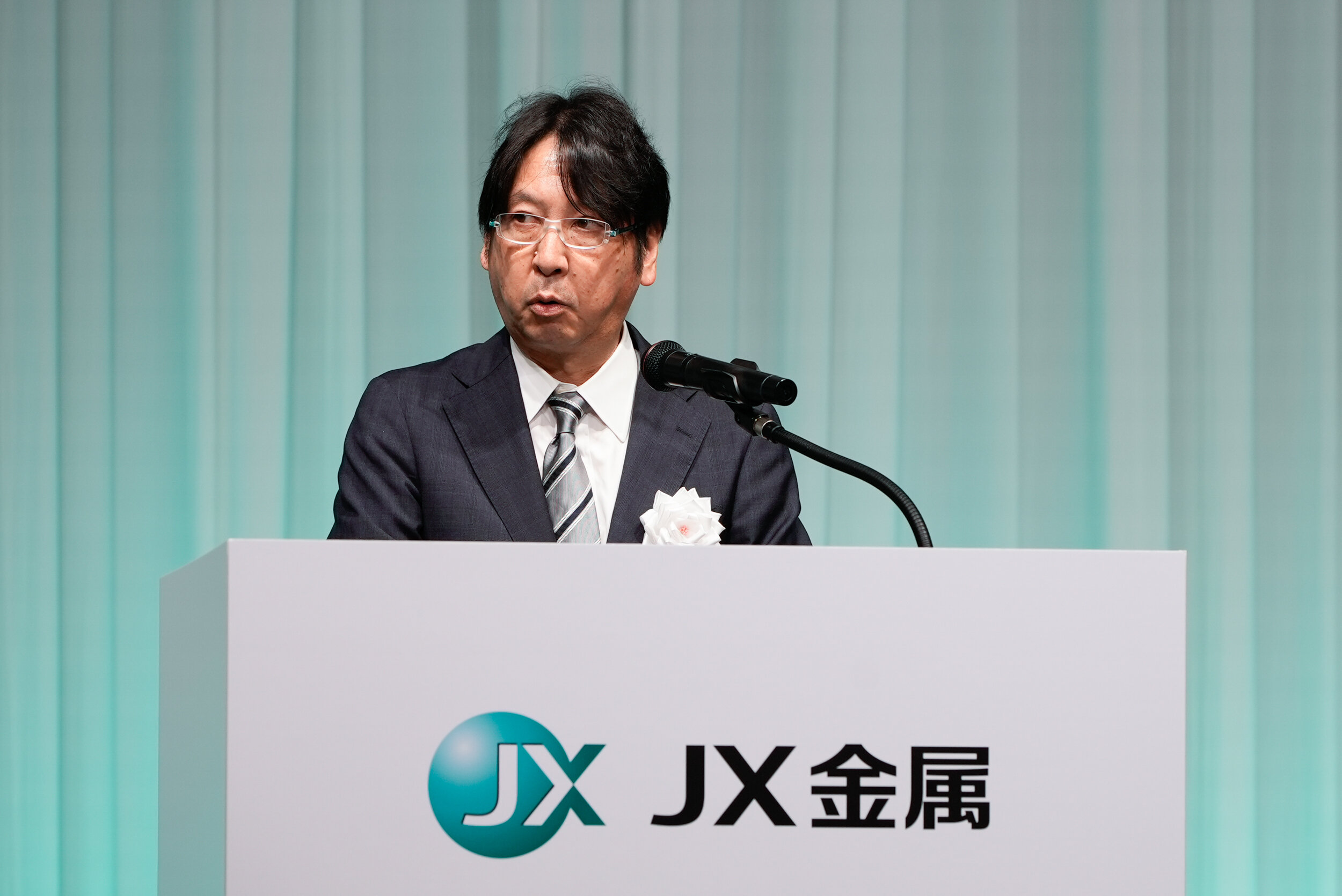 社長の林による開会挨拶