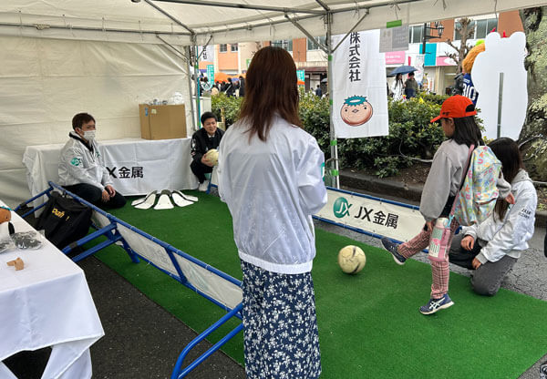 射的ブースを出展