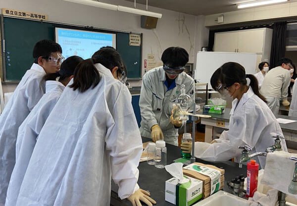 実験の様子