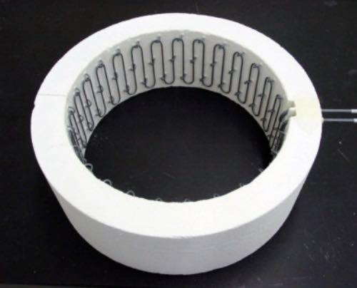 Panoramic modular heater(With excellent heating uniformity
in a cylindrical area)